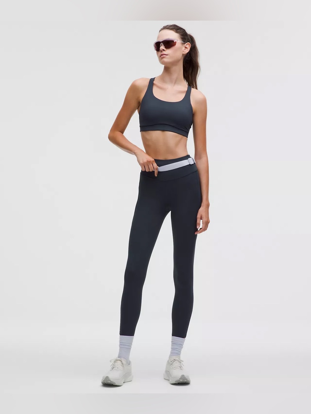Lululemon Fast and Free High-Rise Tight 25" 5 Pocket True Navy